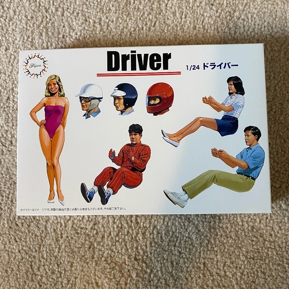 Fujimi GT04 GT-4 1/24 Scale Model Kit Driver Figure For Sports Racing Car - Picture 1 of 3